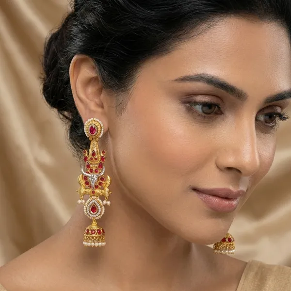 Nandita_Pink_Jhumki_Earrings