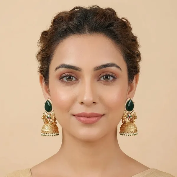 Sharvani_Green_Jhumki
