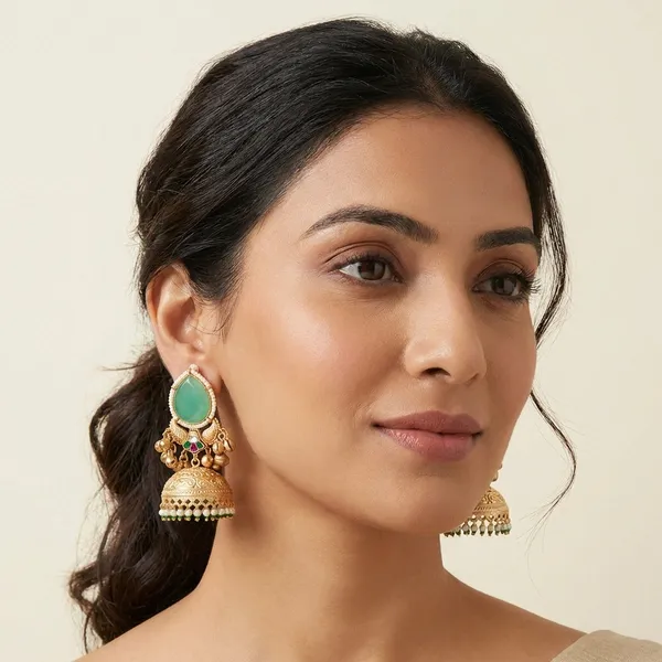 Sharvani_Light_Green_Jhumki