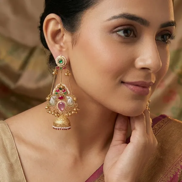 Nidhivan_Premium_Pink_Jhumki