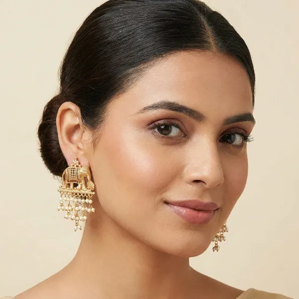 Gajraj_Gold_Dangler_Earrings