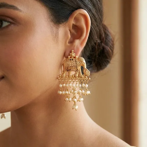 Gajraj_Gold_Dangler_Earrings