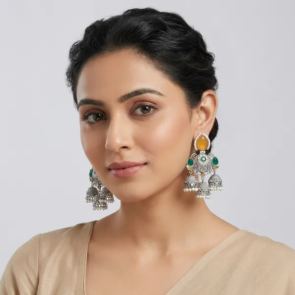 Prakriti_Yellow_Traditional_Dangler_Earrings