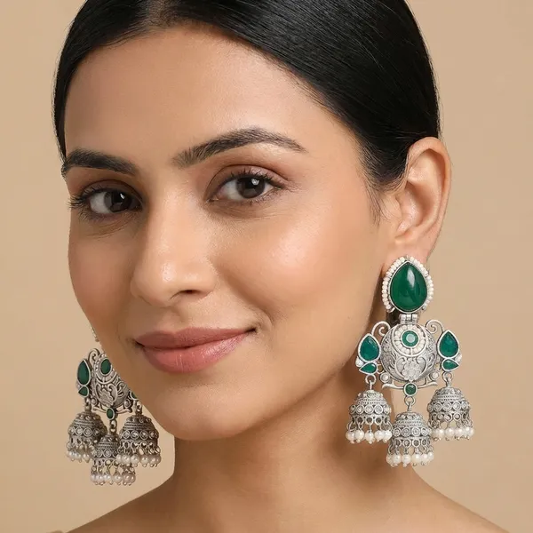 Prakriti_Green_Traditional_Dangler_Earrings