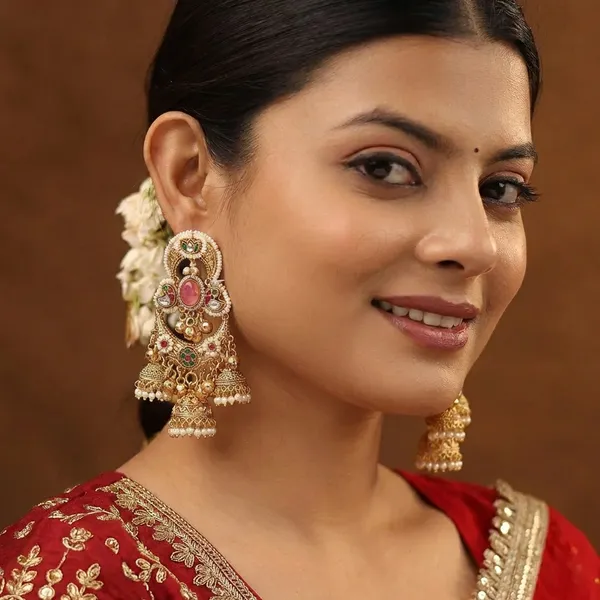 Noorani_Premium_Pink_Jhumki