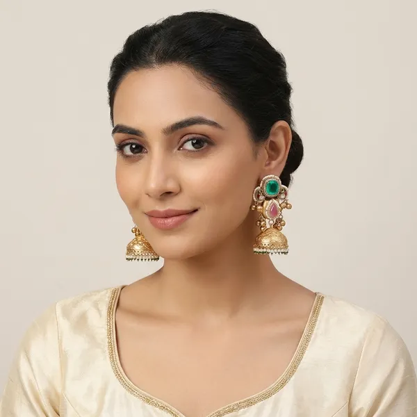 Swarni_Premium_Green_Jhumki