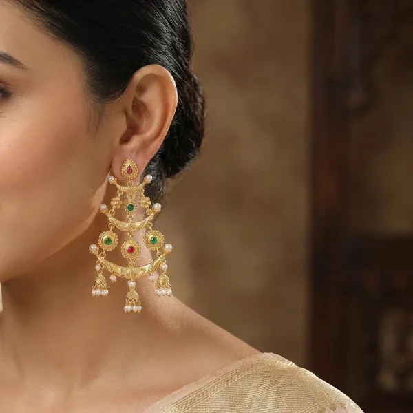 Kshitija_Premium_Gold_Dangler_Earrings