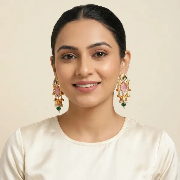 Sreejitha_Premium_Pink_Jhumki