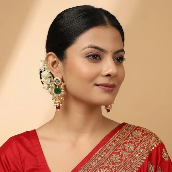 Sreejitha_Premium_Green_Jhumki