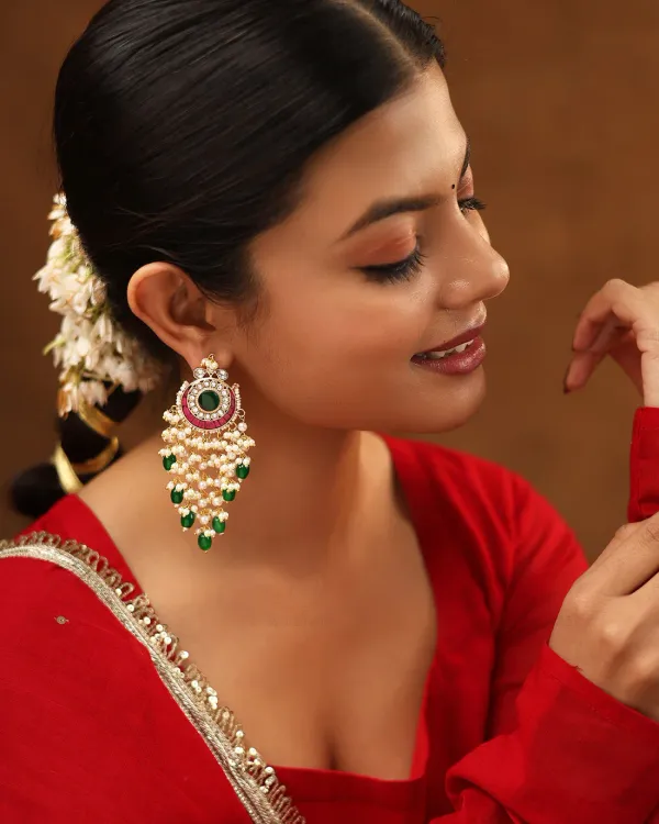 Chand_Raag_Premium_Gold_Dangler_Earrings