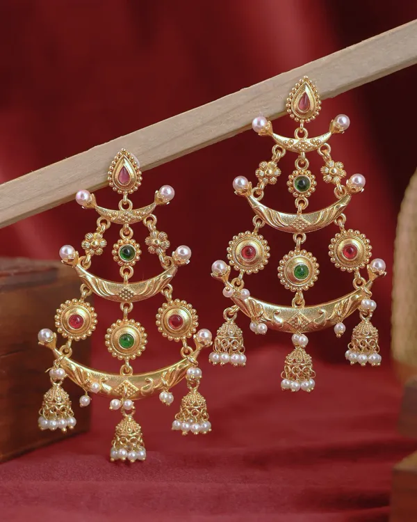 Kshitija_Premium_Gold_Dangler_Earrings