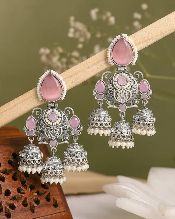 Prakriti_Pink_Traditional_Dangler_Earrings