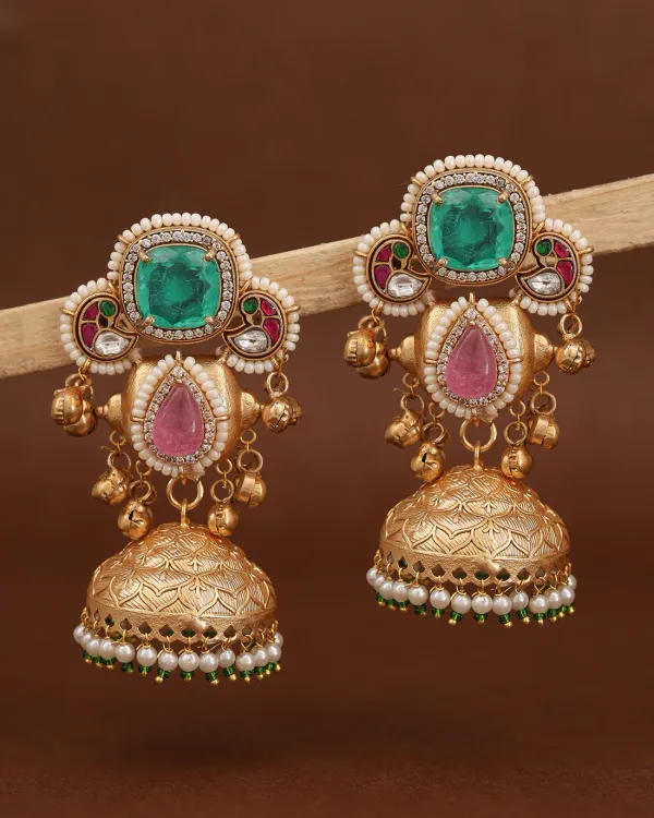 Swarni_Premium_Green_Jhumki
