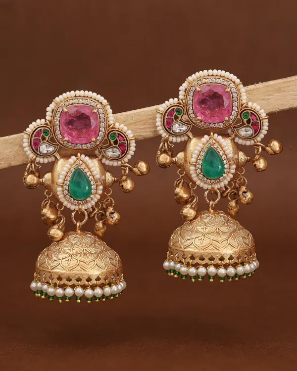 Swarni_Premium_Pink_Jhumki