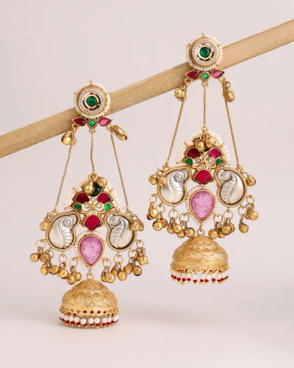 Nidhivan_Premium_Pink_Jhumki