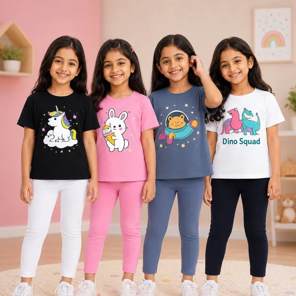 Pack_of_4_Kids_T-Shirt_&_Leggings_Set