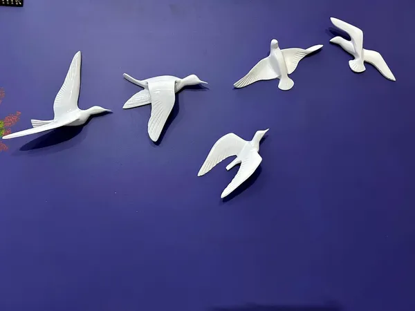 White_Iron_Wall_Art_Birds