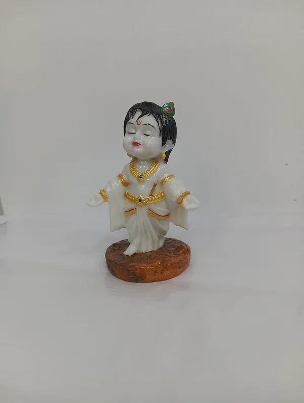 White_Krishna_Resin_Miniature