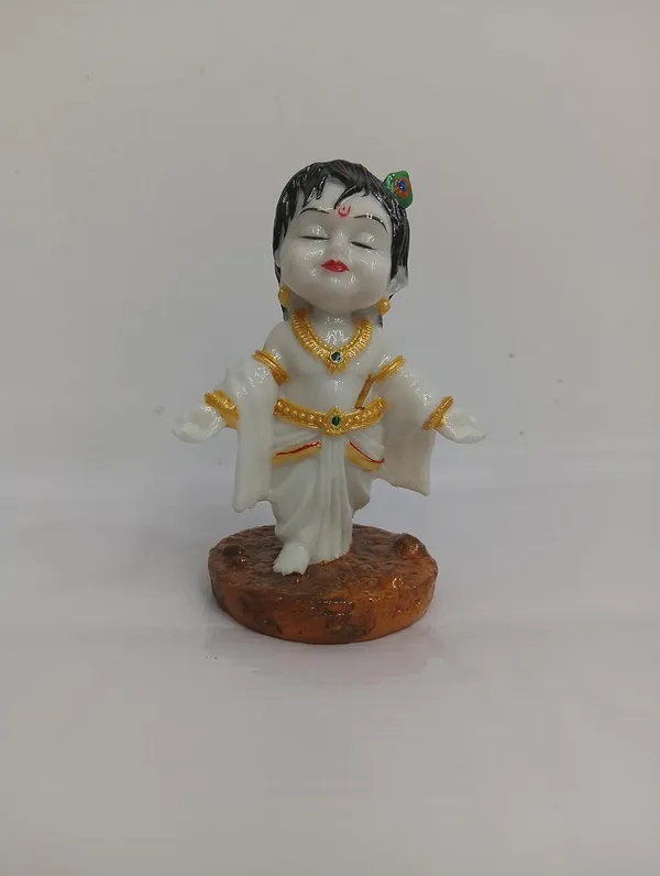 White_Krishna_Resin_Miniature