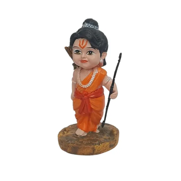 Blue_And_Orange_With_Gold_Accents_Resin_Ram_Miniature_Figurine