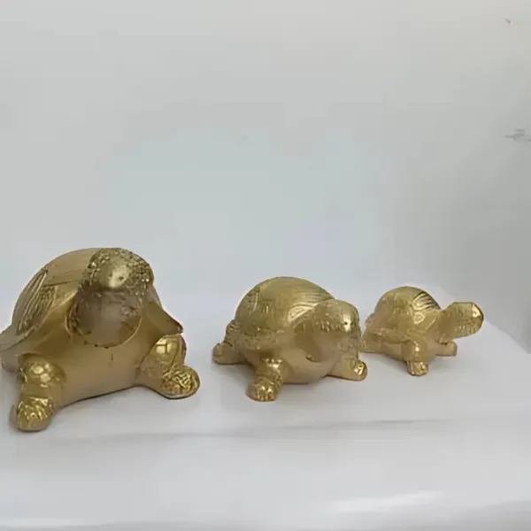 Orange_Resin_Turtle_Showpiece_Set