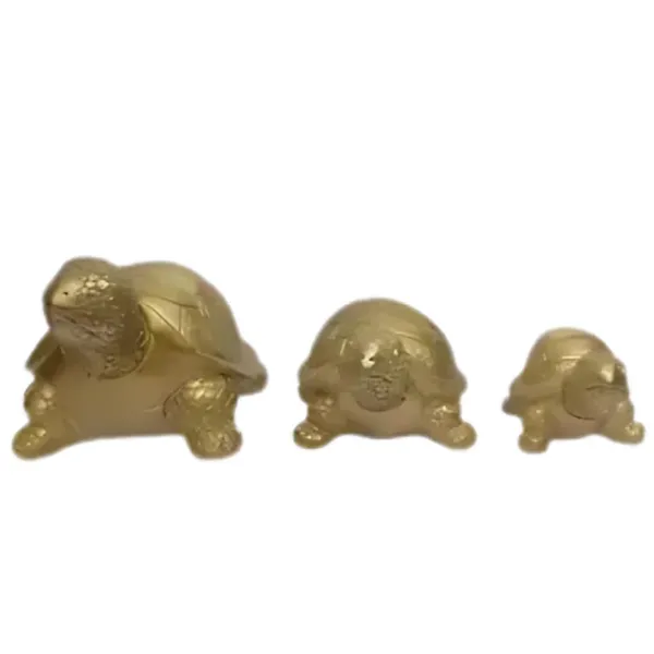 Orange_Resin_Turtle_Showpiece_Set