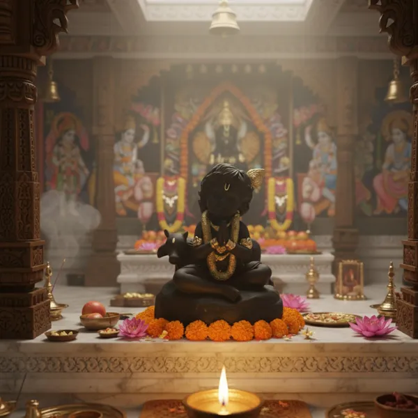 Black_Krishna_With_Cow_Resin_Idol