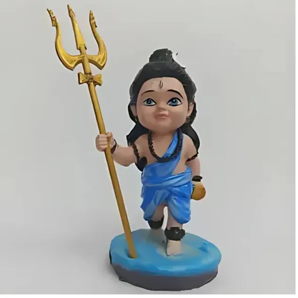 Multicolor_Resin_Lord_Shiva_Idol_With_Trishul
