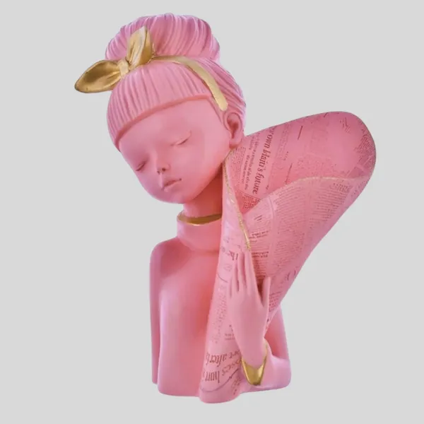 Pink_Girl_Resin_Figurine