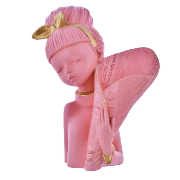 Pink_Girl_Resin_Figurine