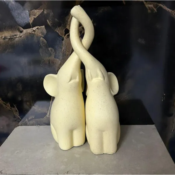 Ceramic_Ceramic_Elephant_Statue_Set