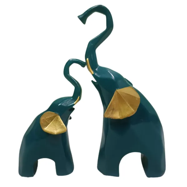 Multicolor_Polyresin_Elephant_Showpiece