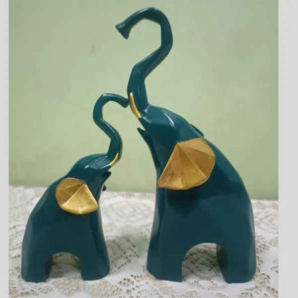 Multicolor_Polyresin_Elephant_Showpiece