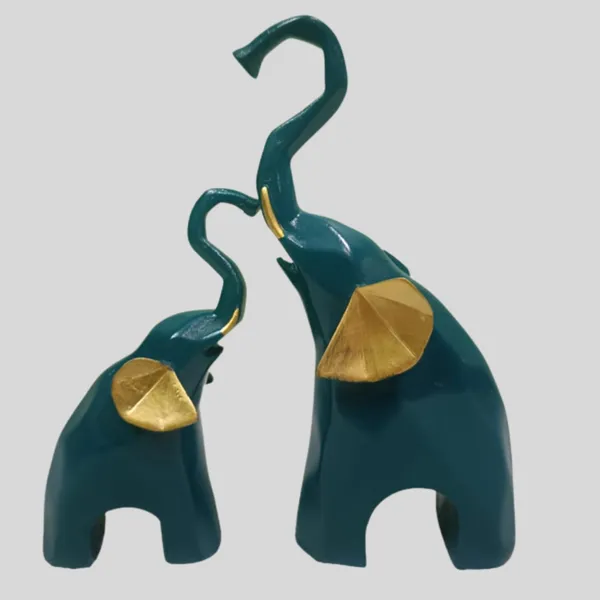 Multicolor_Polyresin_Elephant_Showpiece