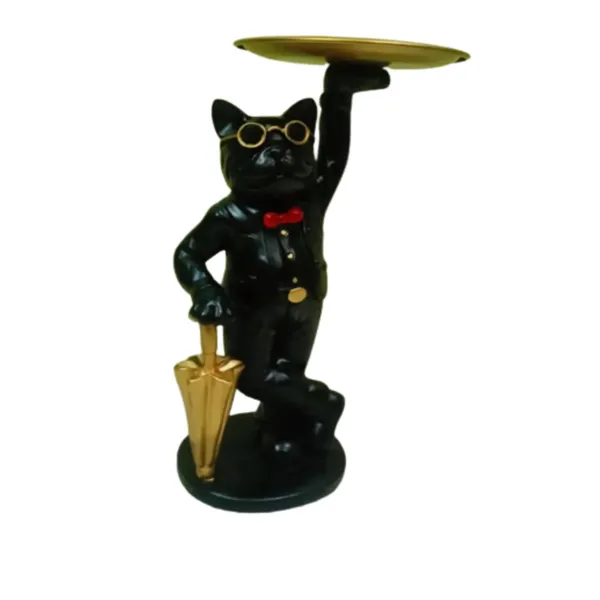 Multicolor_Cat_Resin_Figurine_With_Organizer_Tray