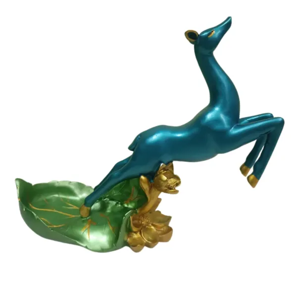 Multicolor_Resin_Deer_Figurine_With_Tray