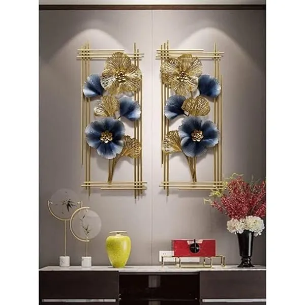 Multicolor_Metal_Flower_Wall_Art_Panel