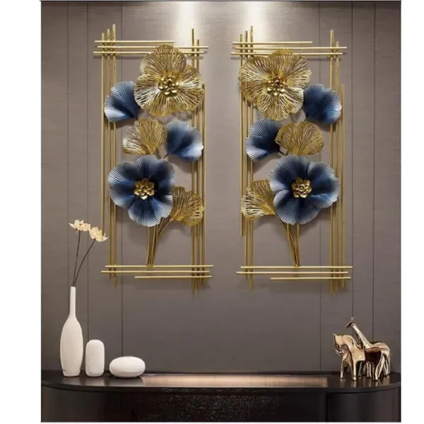 Multicolor_Metal_Flower_Wall_Art_Panel