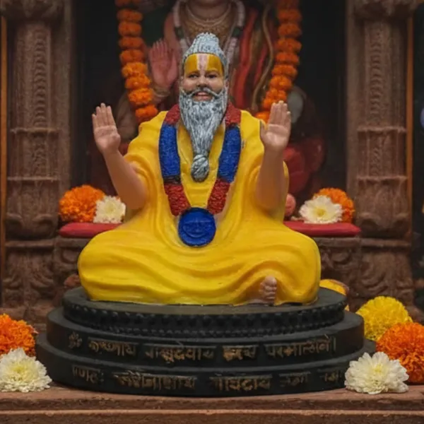 Yellow_Premanand_Ji_Maharaj_Polyresin_Idol