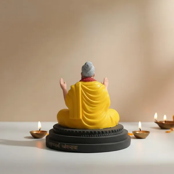Yellow_Premanand_Ji_Maharaj_Polyresin_Idol