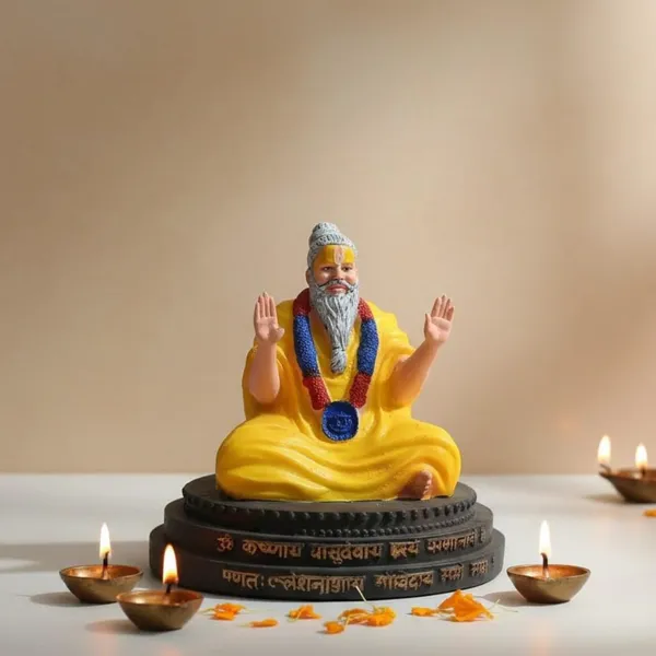Yellow_Premanand_Ji_Maharaj_Polyresin_Idol