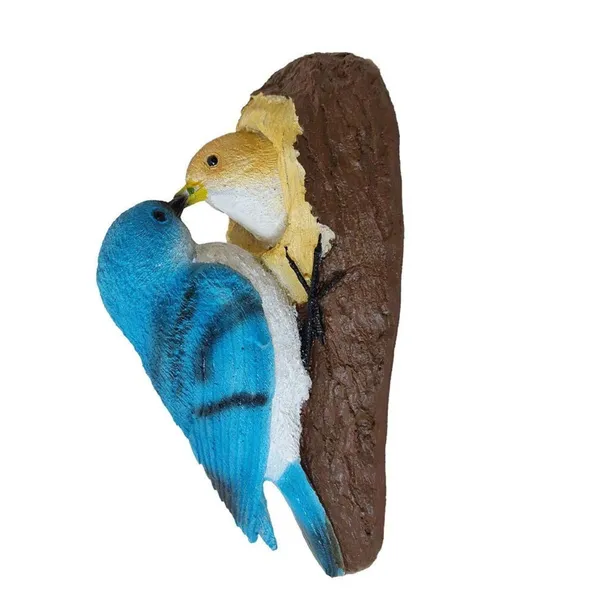 Blue_And_Brown_Robin_Tree_Hanging_Birds_Showpiece