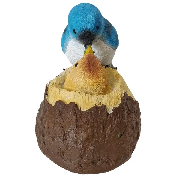 Blue_And_Brown_Robin_Tree_Hanging_Birds_Showpiece