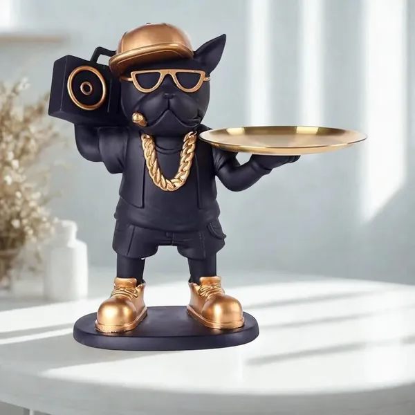 Black_French_Bulldog_Resin_Tray_Holder