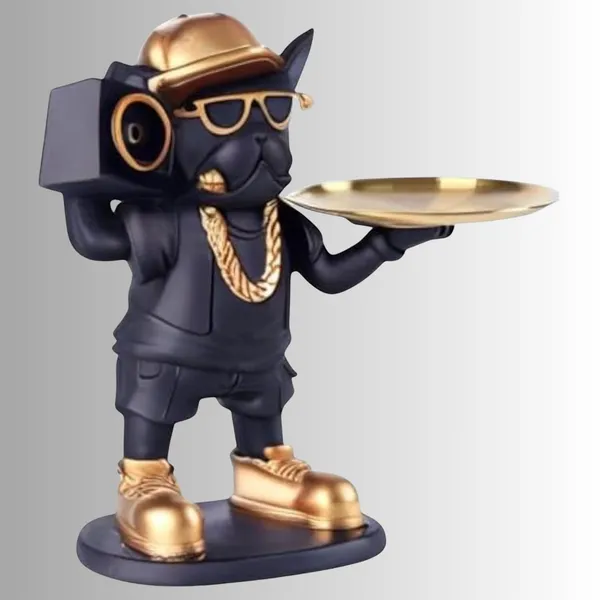 Black_French_Bulldog_Resin_Tray_Holder