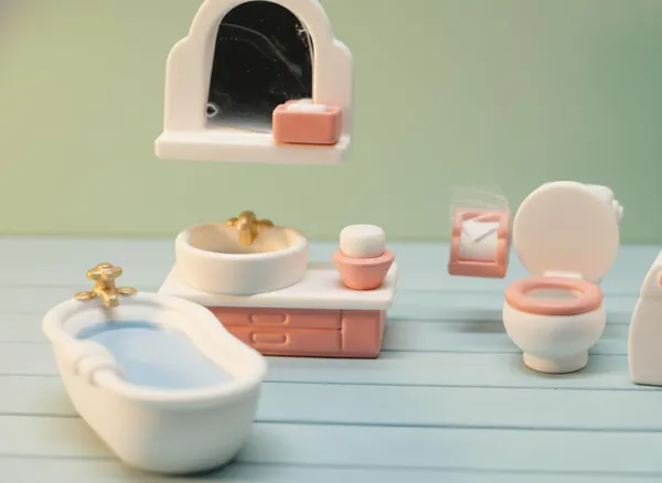 White_Dollhouse_Bathroom_Furniture_Set