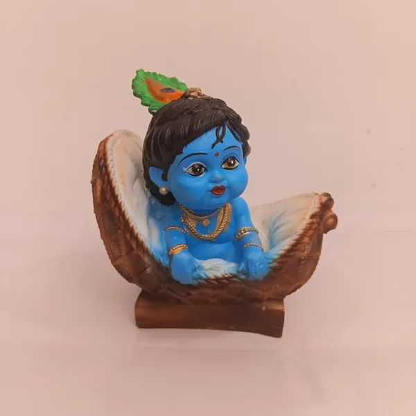 Multicolor_Baby_Krishna_Resin_Idol