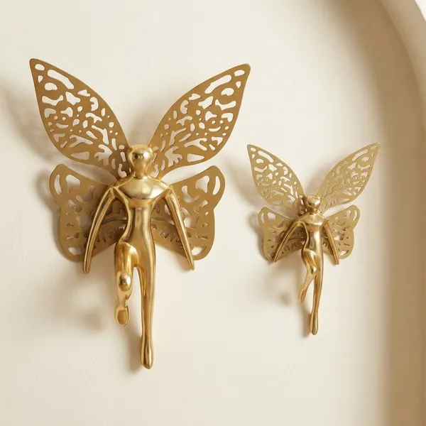 Golden_Metal_Fairy_Garden_Statues_Set_Of_2