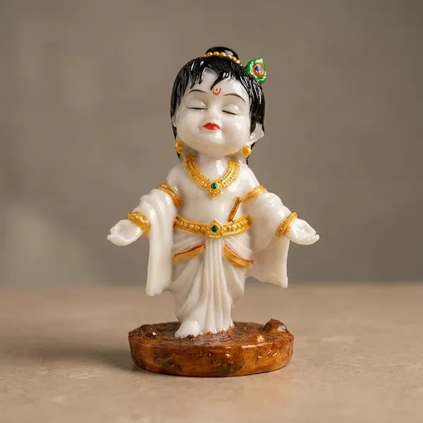 White_Krishna_Resin_Miniature