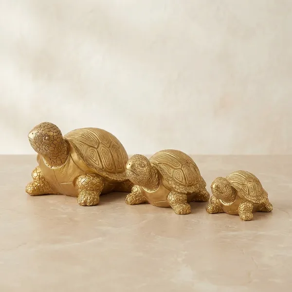 White_Turtle_Figurine_Set